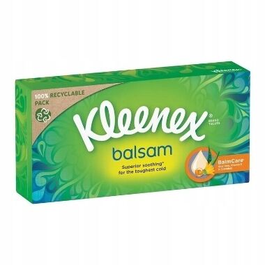 Kosmētiskās salvetes Balsam Kleenex, 64 gab.