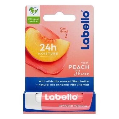 Lūpu balzāms Peach Shine, Labello