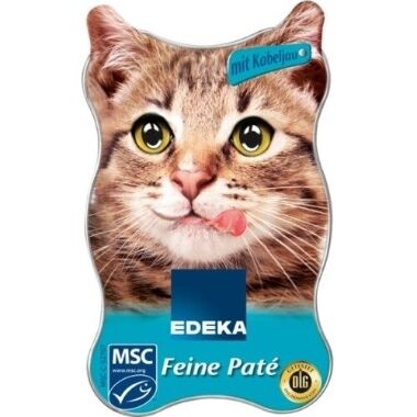 Pastēte kaķiem ar zivi Feine Pate Edeka, 85 g