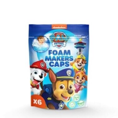 Ūdenī šķīstošas putojošas vannas tabletes Paw Patrol, 6x96 g