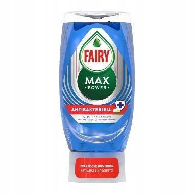 Antibakteriāls trauku mazgāšanas līdzeklis Max Power Fairy, 370 ml