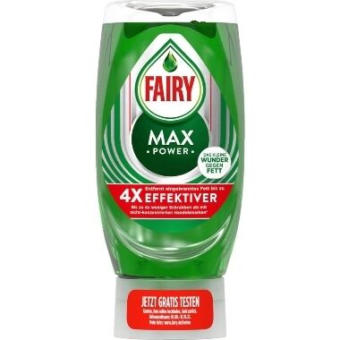 Trauku mazgāšanas līdzeklis Max Power Original Fairy, 370 ml