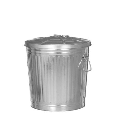 Atkritumu tvertne cinkota, 37 L