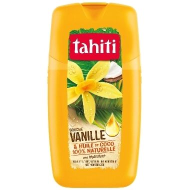 Mitrinoša dušas želeja ar vaniļu un kokosriekstu eļļu Tahiti, 250 ml