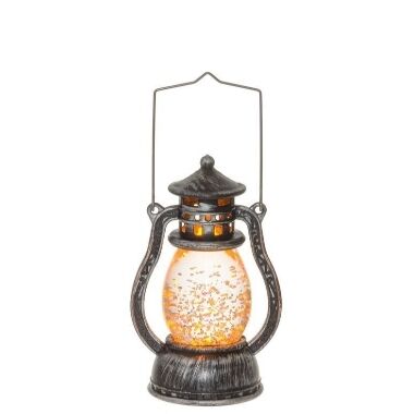 LED dekoratīvā laterna pelēka mini Finnlumor, 12 cm