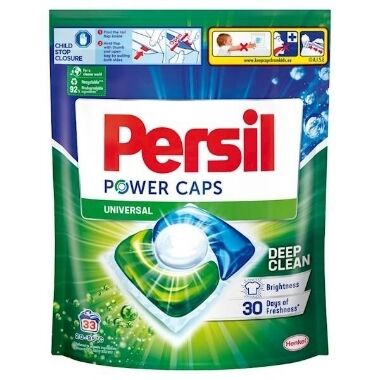 Veļas mazgāšanas kapsulas Power-Caps Universal Persil, 33 gab.