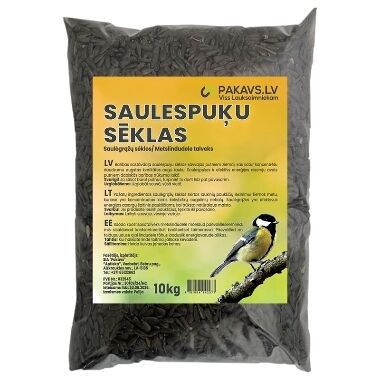 Saulespuķu sēkliņas melnas, 10 kg