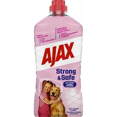 Universāls grīdu mazgāšanas līdzeklis Strong & Safe Ajax, 1 L