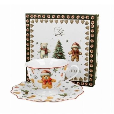 Ziemassvētku krūze un apakštase Christmas cuties, Duo