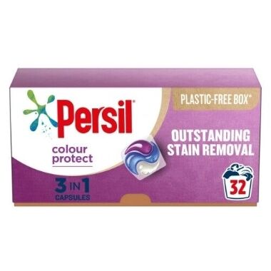 Veļas mazgāšanas kapsulas Color Protect Persil, 32 gab.