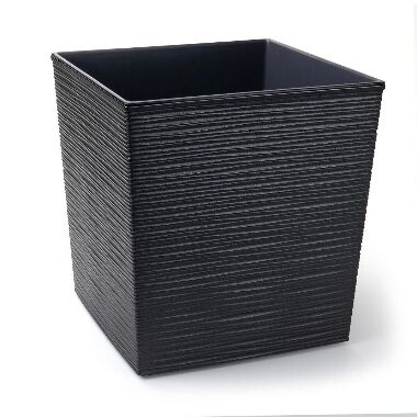 Puķu pods melns Juka Lamela, 19x19 cm
