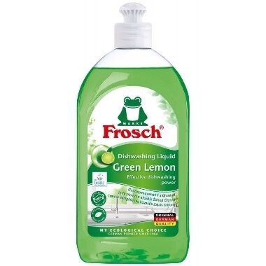 Trauku mazgāšanas līdzeklis ar citronu ekstraktu, Frosch, 500 ml