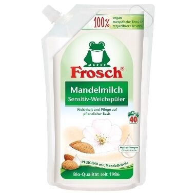 Veļas mīkstinātājs ar mandeļu piena ekstraktu, Frosch, 1 L