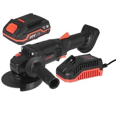 Akumulatora leņķa slīpmašīna DGA-201-120 125mm, 20V, 1x2Ah, Dnipro-M