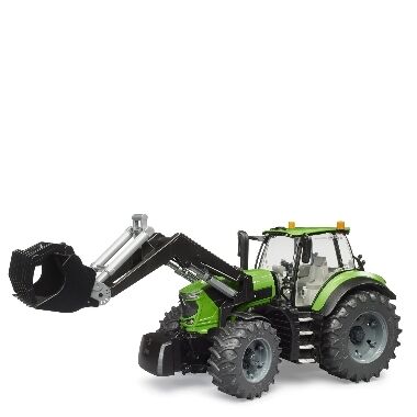 Rotaļu traktors Deutz-Fahr 8280 TTV ar frontālo iekrāvēju, Bruder