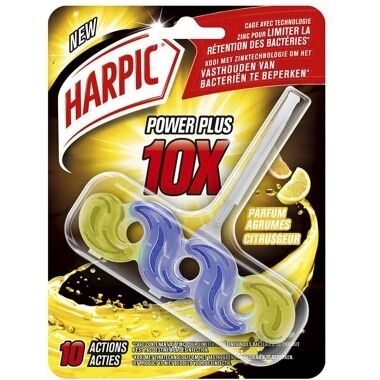 Tualetes bloks Powerplus ar citronu smaržu Harpic, 35 g