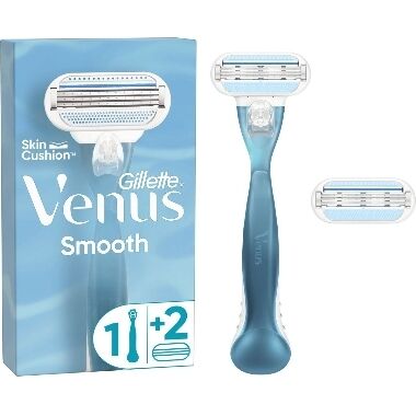 Skuveklis Smooth Skin Cushion ar 2 kasetēm, Venus