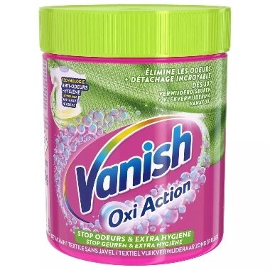 Traipu tīrīšanas pulveris Vanish Oxi Action Stop Odors, 470 g