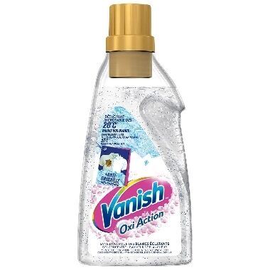 Traipu tīrīšanas līdzeklis baltai veļai Oxi Action Wash Booster Vanish, 750 ml