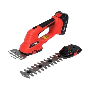 Akumulatora zāles un krūmu šķēres 18V, 1x2,0Ah, YT-828355, Yato