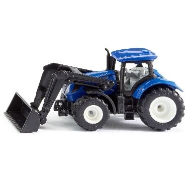 Rotaļu traktors New Holland ar frontālo iekrāvēju, Siku