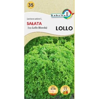 Lapu salāti Lollo Bionda, Lobelia, 1 g