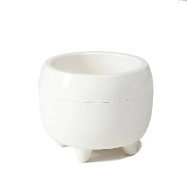 Plastmasas puķupods Mona krēmkrāsas Lamela, 30 cm