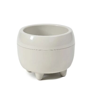 Plastmasas puķupods Mona bēšs Lamela, 30 cm