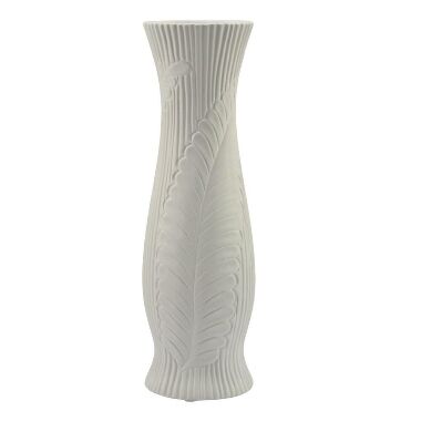 Keramikas vāze balta BW44, 45,5 cm