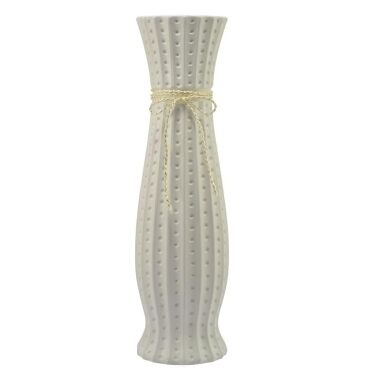 Keramikas vāze balta BW63, 61 cm
