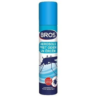 Aerosols pret odiem un ērcēm Bros, 90 ml