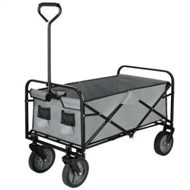 Saliekamie ratiņi pelēki max 80kg, Springos