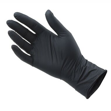 Nitrila cimdi bez pūdera melni Style Black, 100 gab.