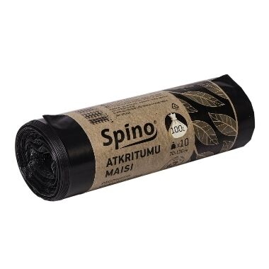 Atkritumu maisi melni Spino, 100 L, 10 gab.