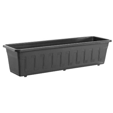 Balkona kaste Garden, tumši pelēka Plastkon, 80 cm
