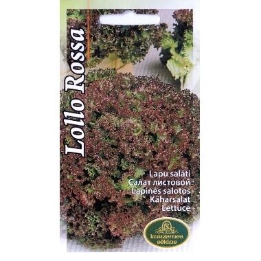 Salāti Lollo Rossa, Kurzemes sēklas, 1 g
