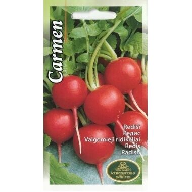 Redīsi Carmen, Kurzemes sēklas, 3 g