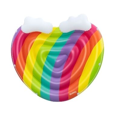 Piepūšamais peldmatracis Rainbow Dreams, Bestway, 175x163 cm
