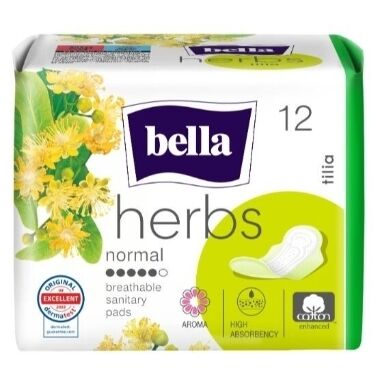 Higiēniskās paketes Bella Herbs Tilia, 12 gab.
