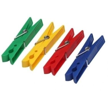 Plastmasas krāsaini knaģi Darco, 20 gab.