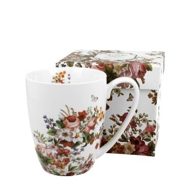 Krūze Vintage Flowers Duo, 390 ml