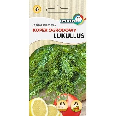 Dārza dilles Lukullus, Lobelia, 5 g