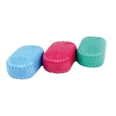 Plastmasas ziepju trauks ar vāku, 1 gab.