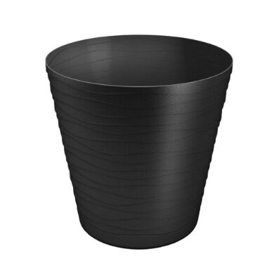 Puķupods Tedi melns, Don-Plast, 19 cm