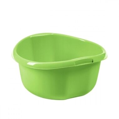 Plastmasas bļoda zaļa Lamela, 10 L