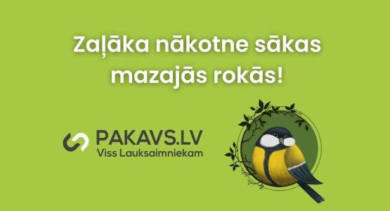 Zaļāka nākotne sākas mazajās rokās!