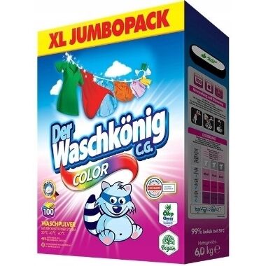 Veļas pulveris Waschkonig Color, 6 kg
