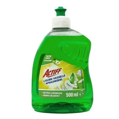 Trauku mazgāšanas līdzeklis ar ābolu aromātu Actiff, 500 ml
