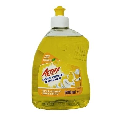 Trauku mazgāšanas līdzeklis ar citronu aromātu Actiff, 500 ml