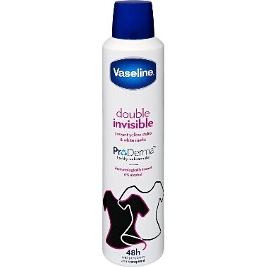 Dezodorants Double Invisible Vaseline, 250 ml